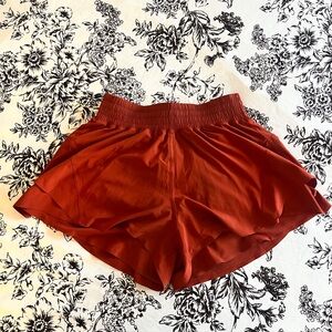 lululemon athletica Women's Red Athletic Shorts